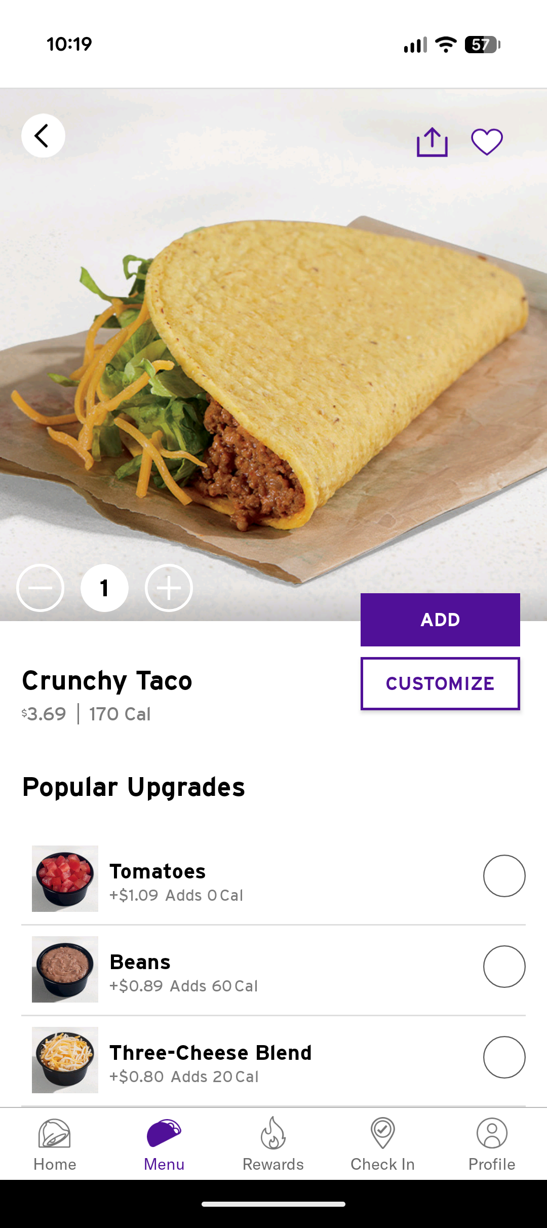 <p>Crunchy Taco</p><p></p>