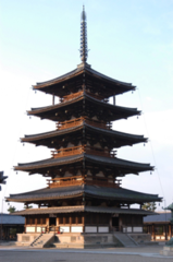 <p>620 - 905 CE; heigh of Buddhism; contains pagoda architecture; includes the Indian Stupa and the Chinese watch tower;</p>