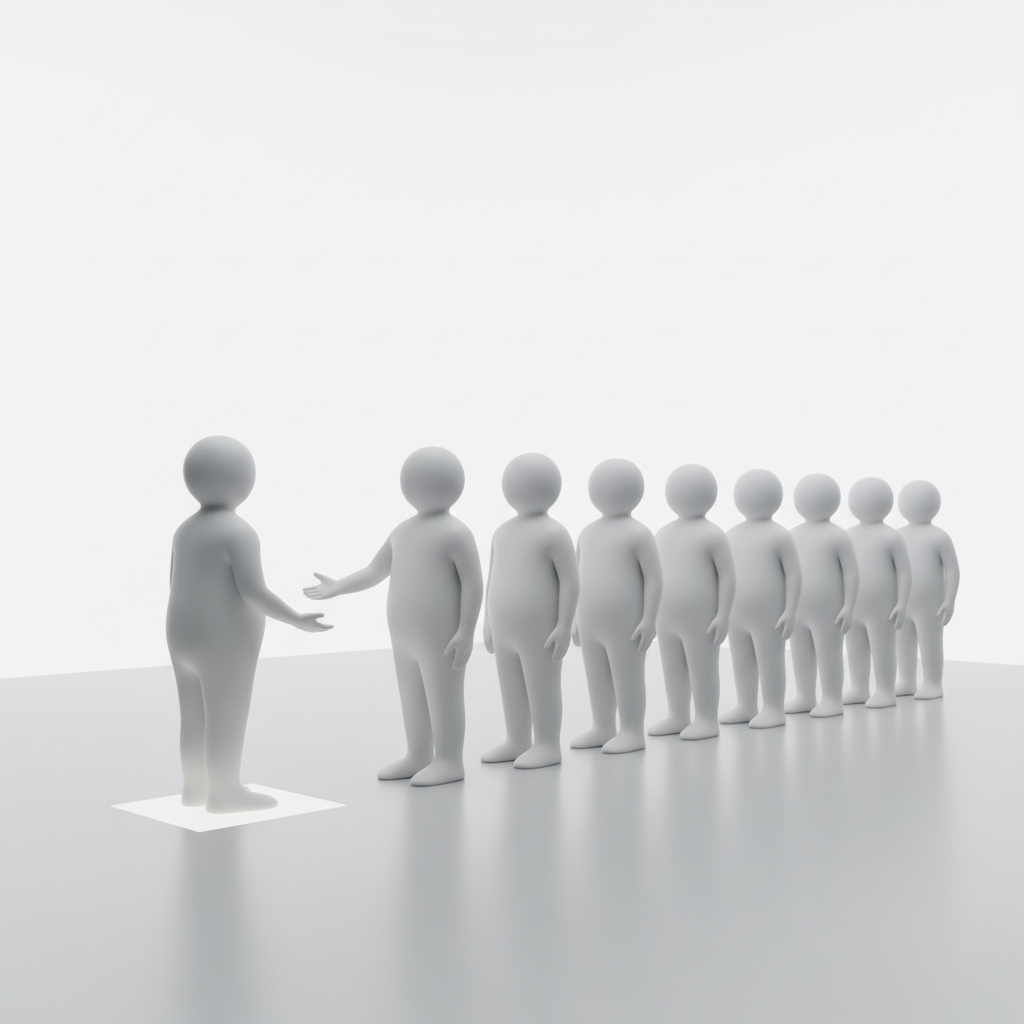 <p>A way to behave by listening to others and following rules.</p>