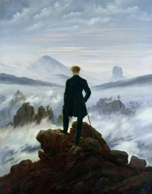 <p>The Wanderer Above a Sea of Mist - 1818 </p>