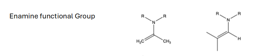 <p>R’-N-C=R         the N-C=C</p>