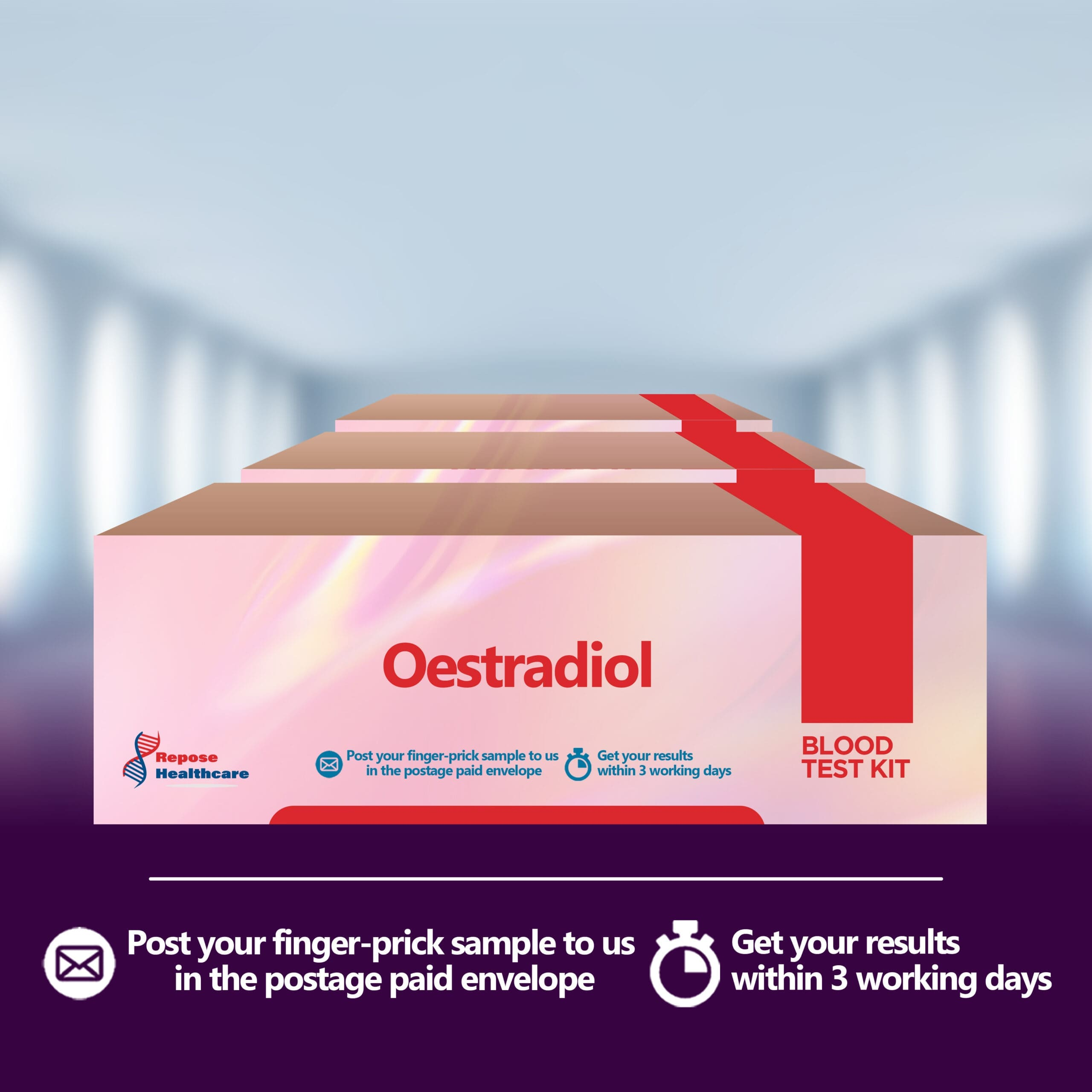 <ul><li><p>Oestradiol</p></li><li><p>Oestrone</p></li><li><p>Oestriol</p></li></ul><p></p>