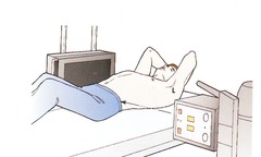 <p>patient laying down; always performed with the CR horizontal; body position is designated according to the surface on which the patient is lying; patient lying on one of the following body surfaces- back (dorsal), front (ventral), or side (right or left lateral)</p>