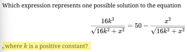 <p>Solution to an equation with a constant</p><p></p>