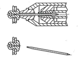 <p><u>Maschinentechnik: Nichtlösbare Verbindungen</u></p><p><strong>Welchen Vorteil bietet die dargestellte Niettechnik?</strong></p><p>Die Verbindung ist gasdicht.</p><p>Die Korrosionsgefahr ist bei dieser Verbindung geringer als bei anderen Nietverfahren.</p><p>Die Verbindung lässt sich auch fertigen, wenn die Nietstelle nur von einer Seite zugänglich ist.</p><p>Die Verbindung hat eine höhere Festigkeit als andere Nietverbindungen.</p>