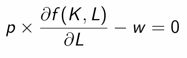 <p>Solve for where the FOC of the profit max formula equals zero</p>