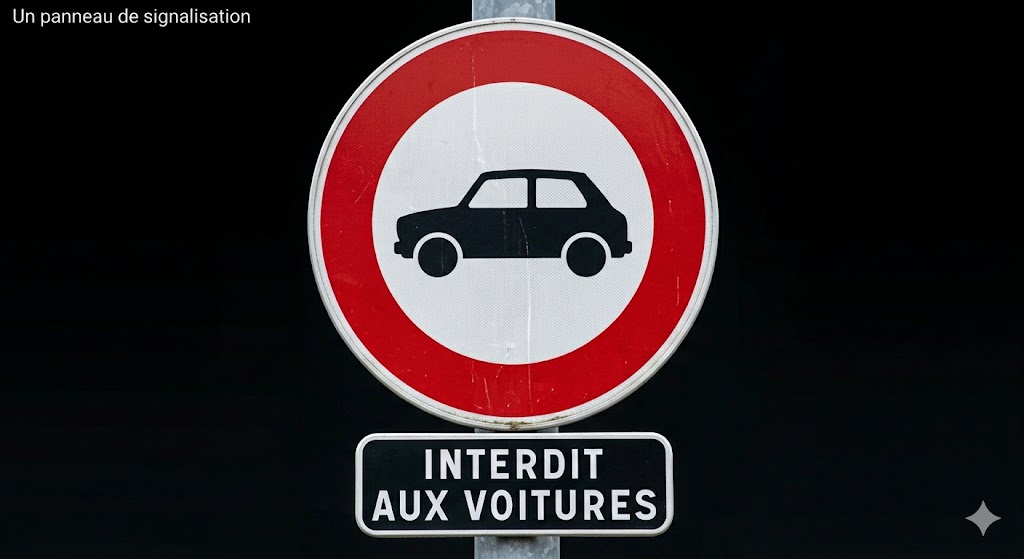 <p>L'objet sur la route qui donne des ordres ou des infos</p>