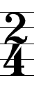 <p>2 beats per measure</p>