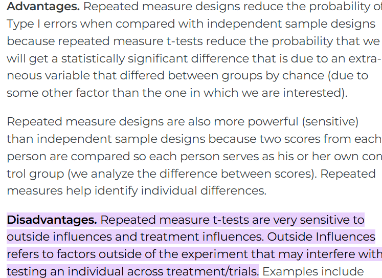 <p>Repeated Measures t-test</p>