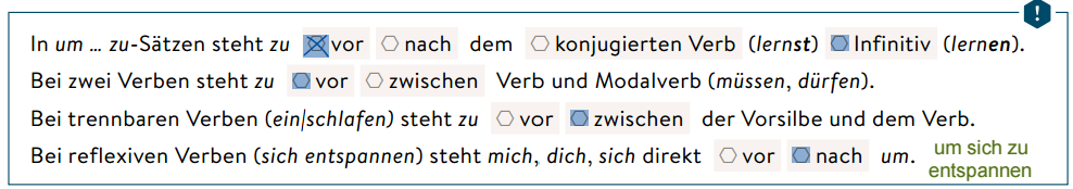 <p>(Gramatyka) <br><em>Menschen</em> brauchen tatsächlich lange, <strong>damit</strong> <em>sie</em> auf eine alte Gewohnheit verzichten.<br><em>Menschen</em> brauchen tatsächlich lange, <strong>um</strong> auf eine alte Gewohnheit <strong>zu</strong> verzichten.</p>