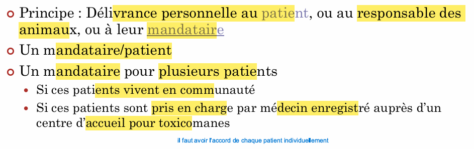 <p>en théorie on doit demander une preuve (mandat du patient) que la personne à le droit (si carte ID alors on suppose que elle a le droit)</p>
