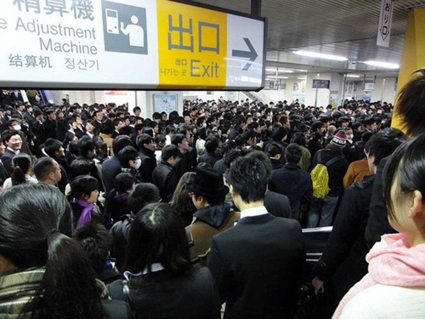 <p>buru buru, sibuk</p><p>※ ラッシュアワー（rush hour）- jam sibuk</p><p>Menunjuk kepada jam orang orang berangkat kerja atau pulang kerja (jam di mana kereta penuh atau jalanan macet)</p>