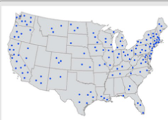 <p>Dot Distribution Map</p>
