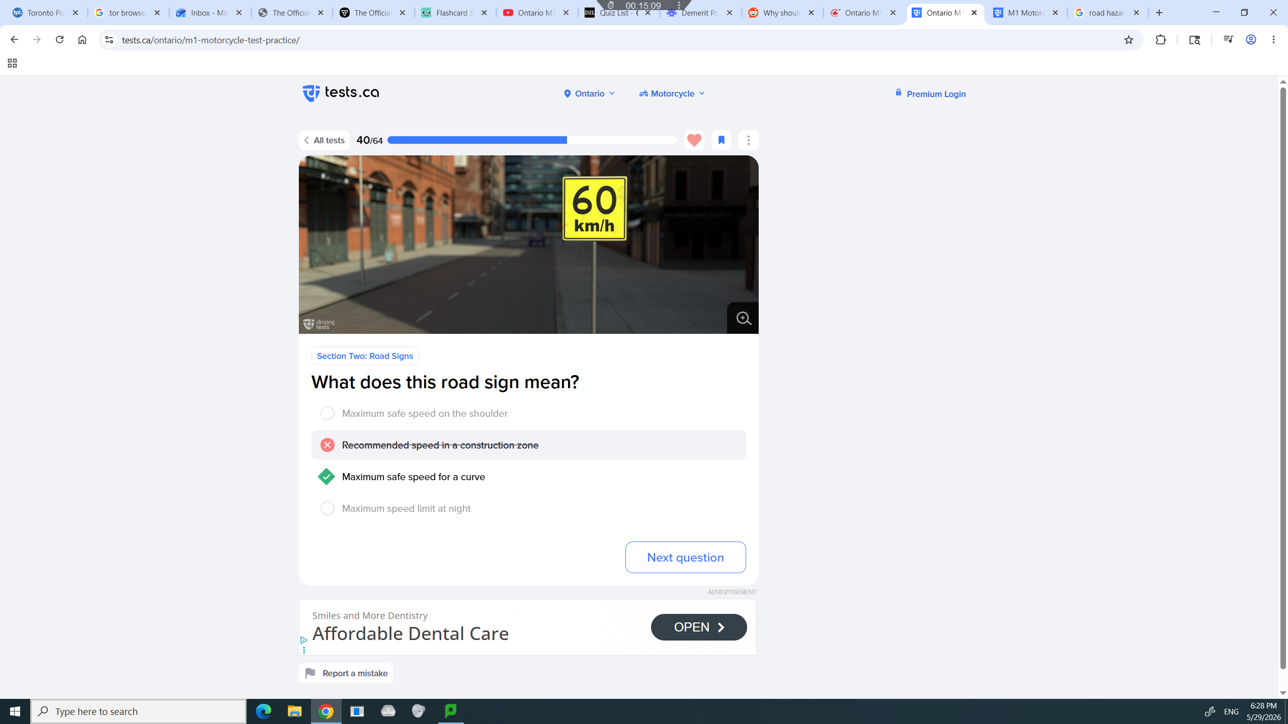 <p>What does the yellow sign mean with the speed limit?</p>