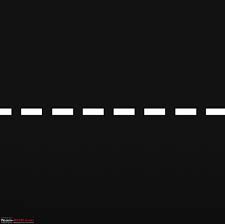 <p>how are broken white lines used </p>
