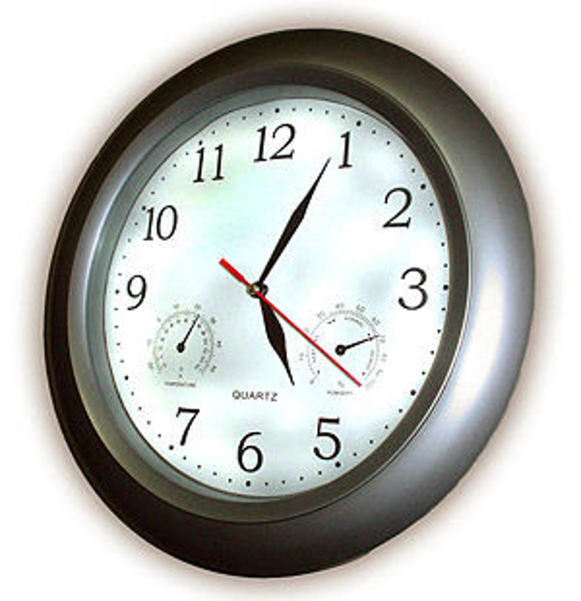 <p>it is five past five</p>