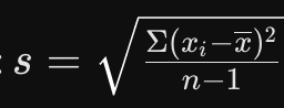<p>A measure of how spread out the data is relative to the mean.</p>