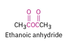 <p><strong>Carboxylic acid anhydride</strong></p><p>Name Ending: -oic anhydride</p>