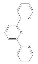 <p>(tpy) er tridentat og har neutral ladning</p>