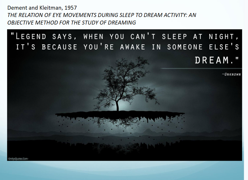 <p><strong>Biological Approach<br></strong><em><u>-Dement and Kleitman-</u></em><br><br>What is it about?</p>