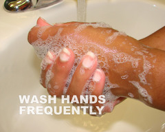 <p>come on, wash your hands</p>