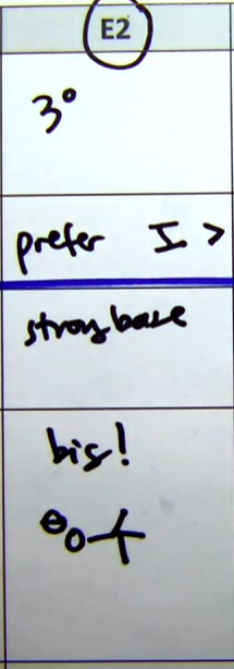 <p>-bimolecular transition state</p><p>-depends on both substrate and base</p><p>-needs strong base</p><p><mark data-color="#eac65c" style="background-color: rgb(234, 198, 92); color: inherit;">-Leaving group must be anti-periplanar to hydrogen to be removed</mark></p><p><mark data-color="#eac65c" style="background-color: rgb(234, 198, 92); color: inherit;">-FAVORS FORMATION OF STABLE ALKENES (MORE SUBSTITUTED)</mark></p><p>-forms new C-C pi bond, breaks C-H bond and C-leaving group bond</p><p>-Fav base: KOtBu, NaNH2 for alkynes, likes bulky bases</p><p>-species acts as base to remove a proton, forming new pi bond</p><p>-Follows Zaitsev’s rule: removes hydrogen from carbon attached to fewest hydrogens</p><p>-favored by heat</p><p>-Alcohol Dehydration: uses POCl3 (with pyridine)</p>
