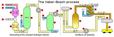 <p>What are the conditions needed for the Haber process</p>
