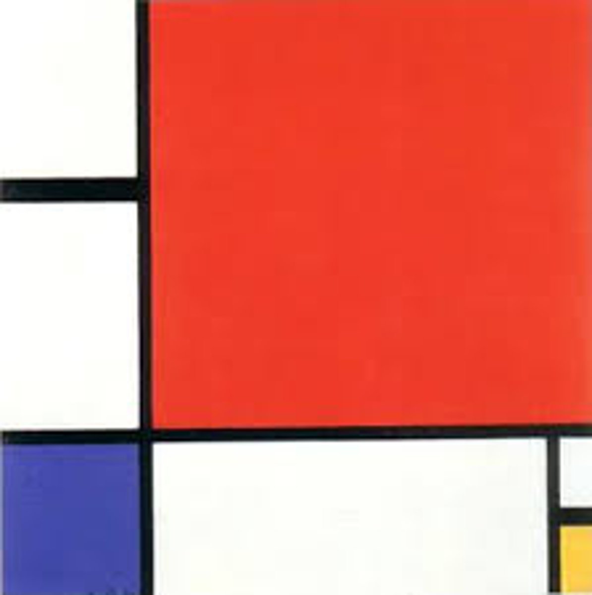 <p>Artist: Piet Mondrian</p><p>Period: De Stijl</p><p>Dates: 1930 C.E.</p><p>Culture: Netherlands</p><p>Material: Oil on canvas</p>