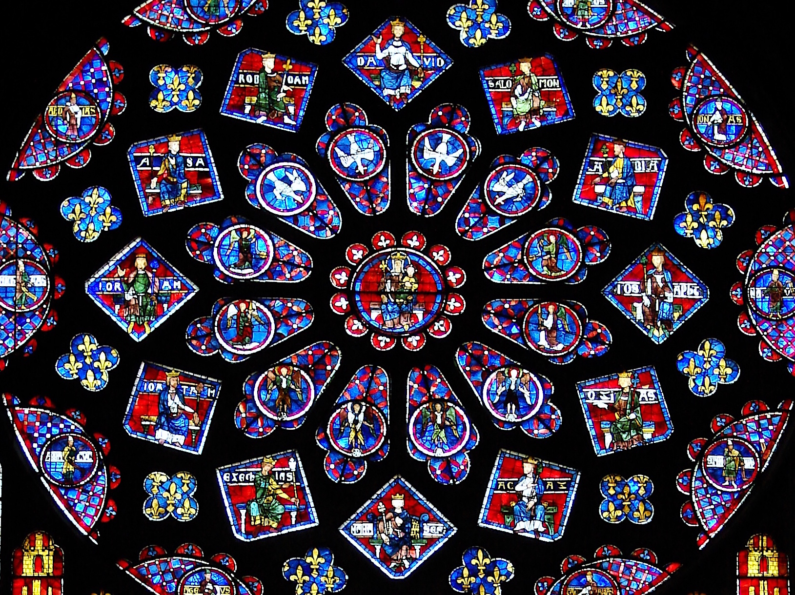 <p>Chartres (13.18), Stained glass; lux nova concept.</p>