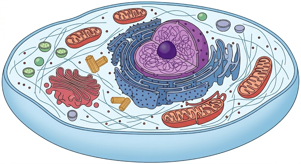<p>Label the ‘cytoplasm’.</p>