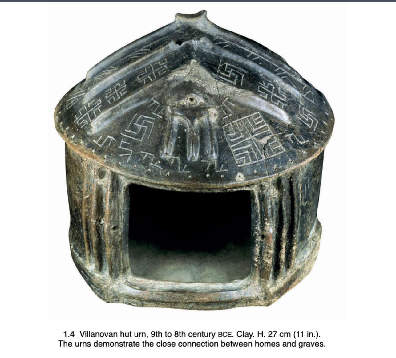 <p><strong>Villanovan hut urn</strong></p>