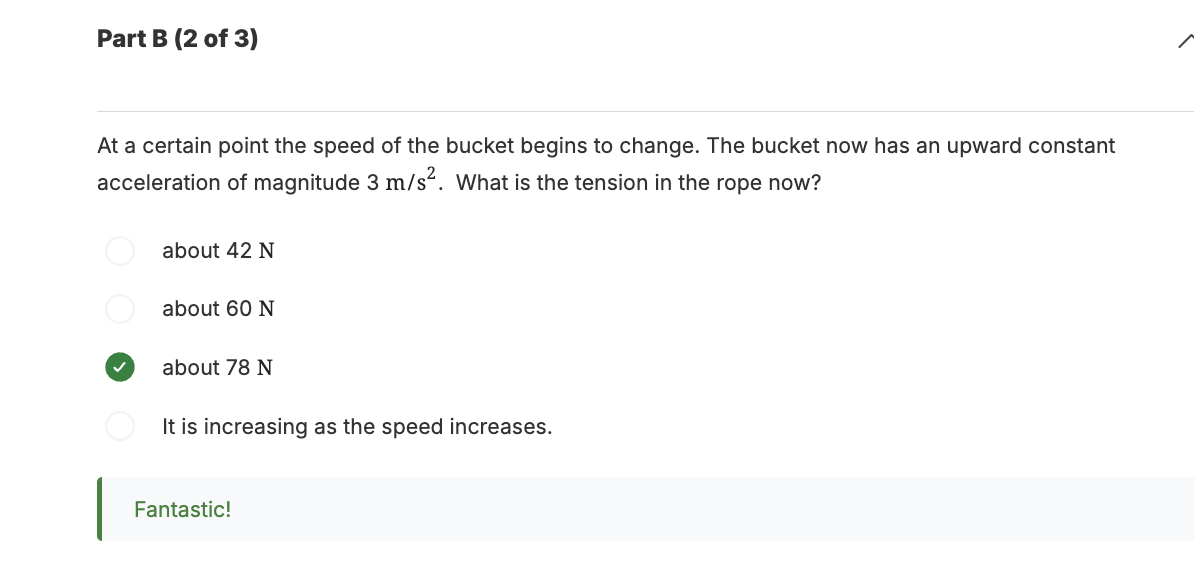 <p>use tension formula for 1</p><p>the use F=ma for the next and add the additional tension to the og</p>