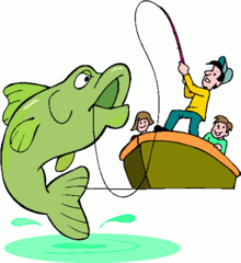 <p>to fish</p>