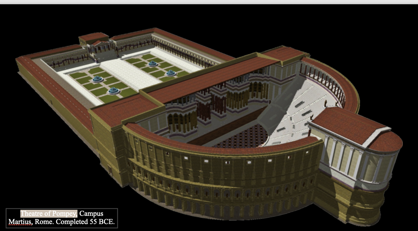 <p><span>Theatre of Pompey,</span></p>