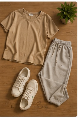 <p>ropa suelta</p>