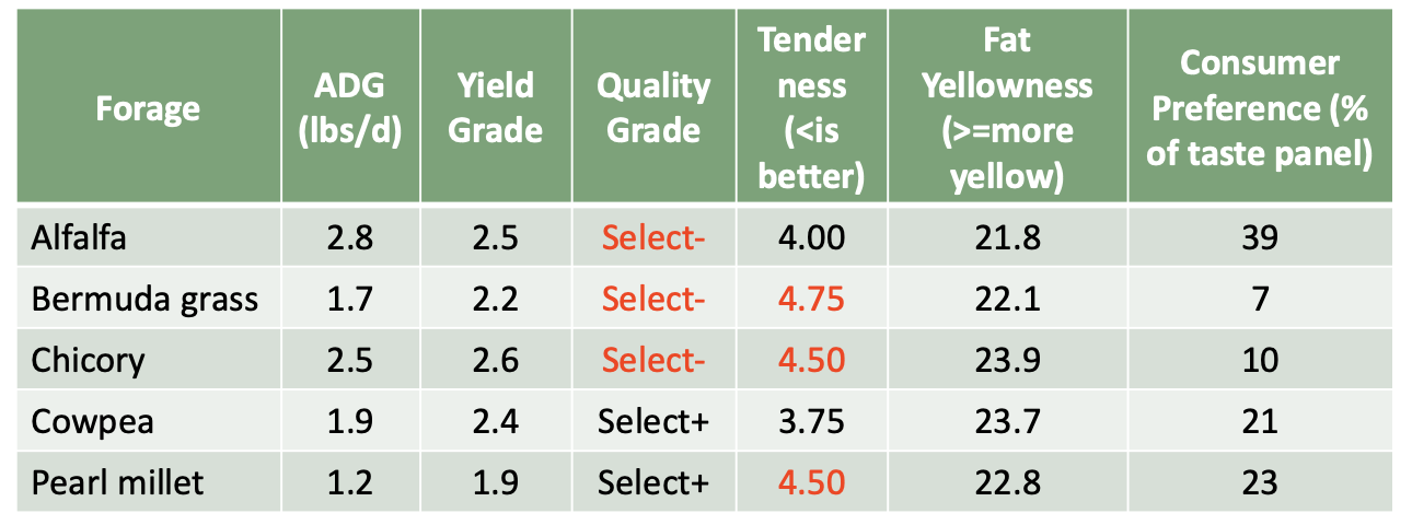 <p>benefit of mixing different types of forages</p>