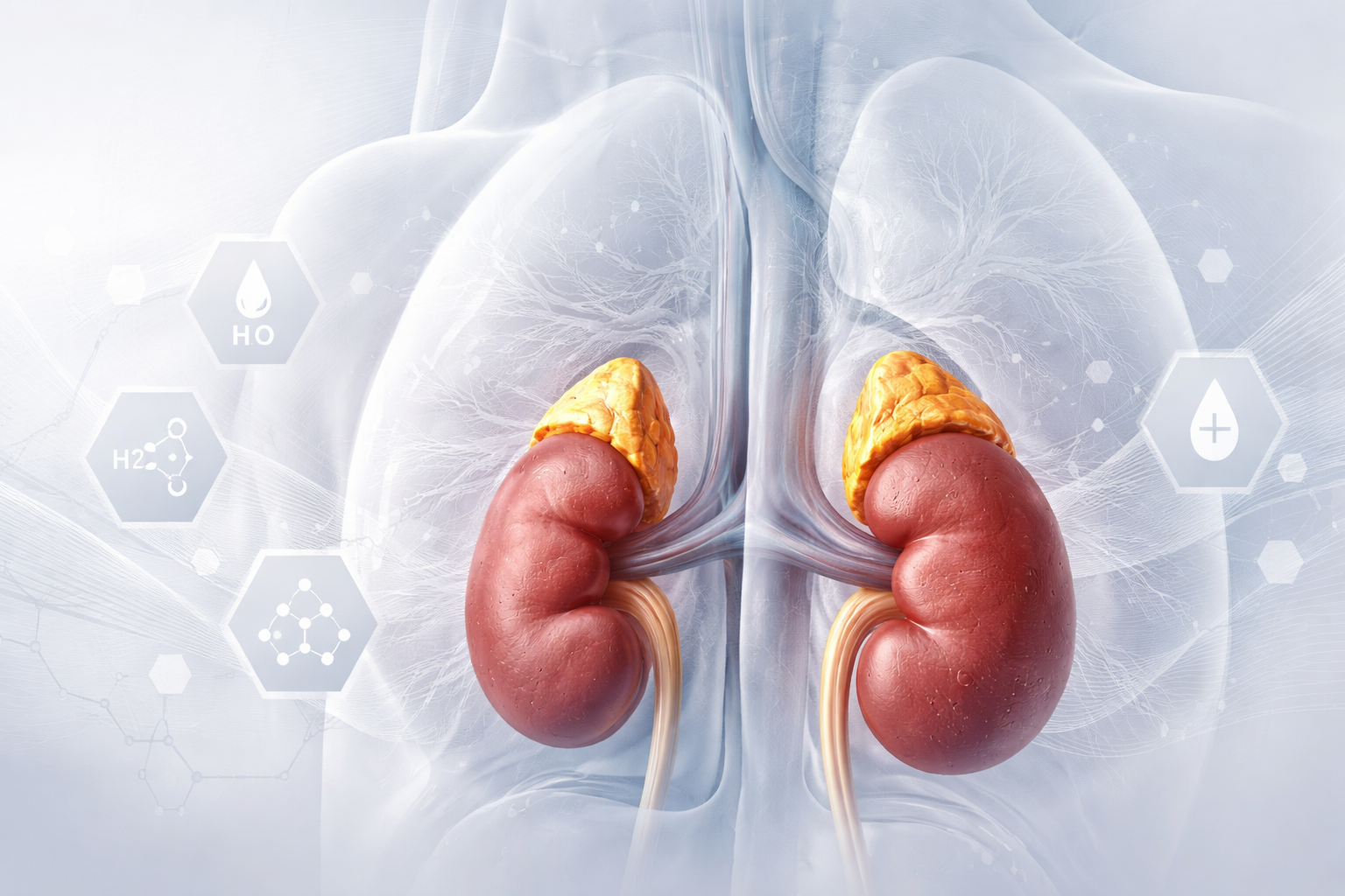 <p>prduces adrenaline<br>endocrine system</p>