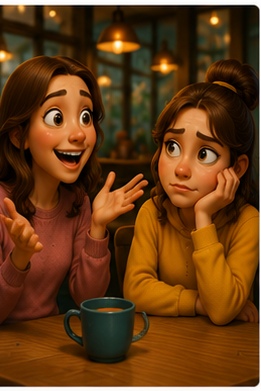 <p>Habla sin parar</p>