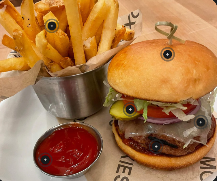 <p>beyond meat burger</p>