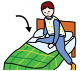 <p>to go to bed</p>