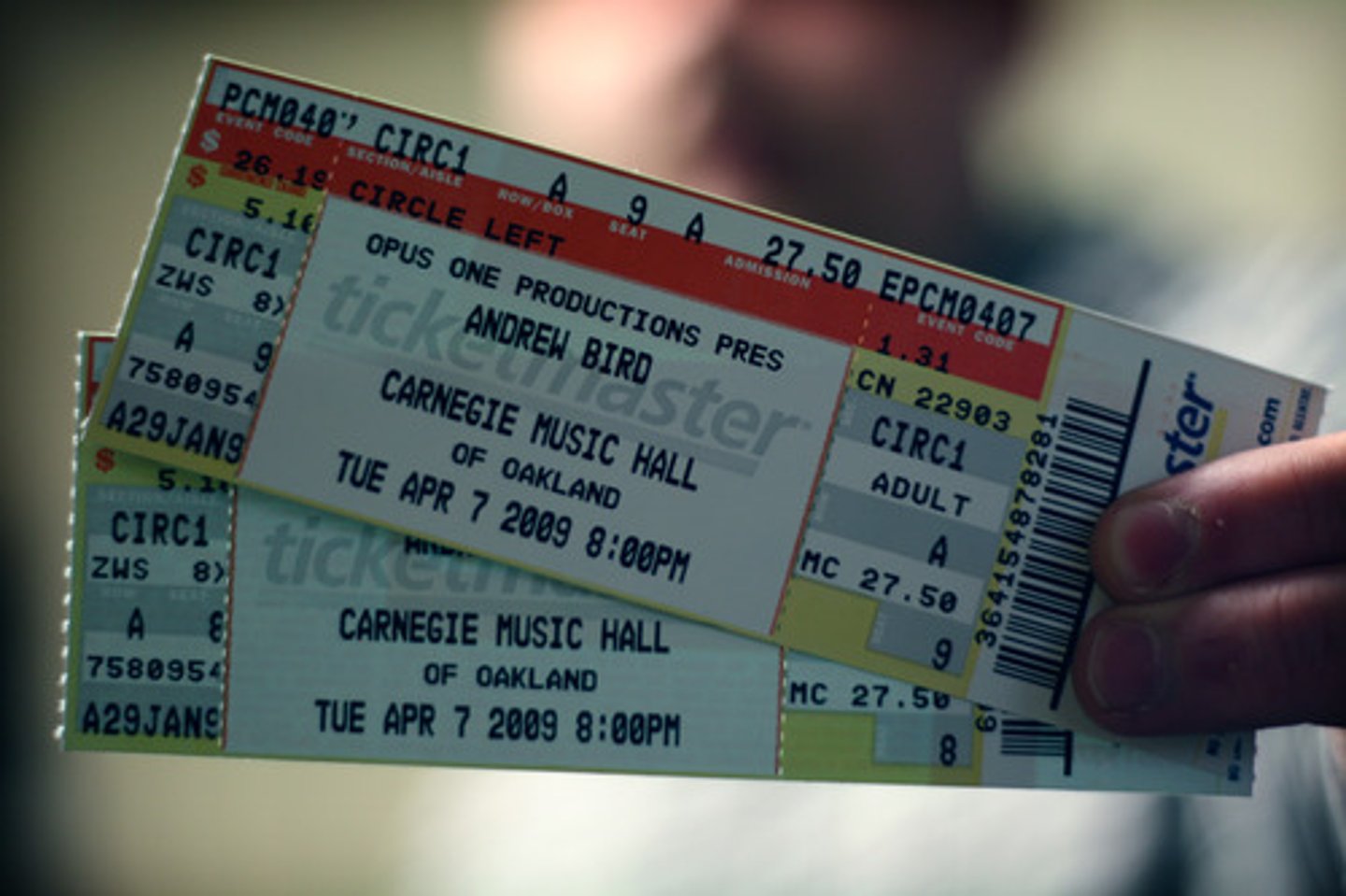 <p>the tickets</p>