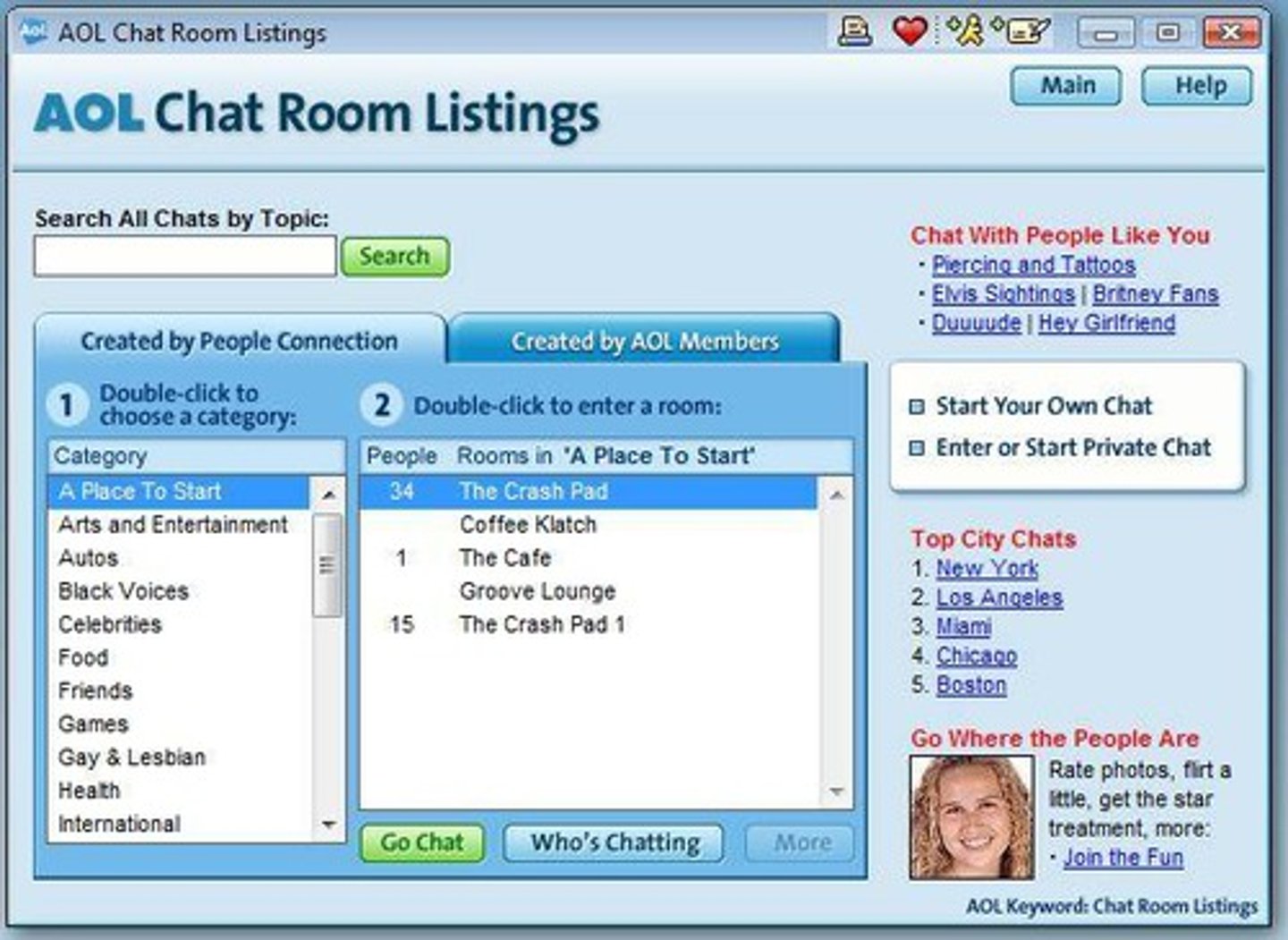 <p>to chat</p>