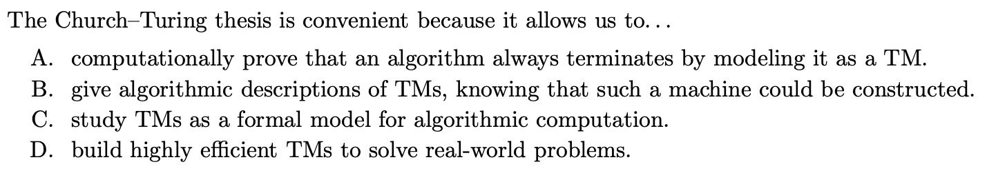 <p>Can be multiple correct or none</p>