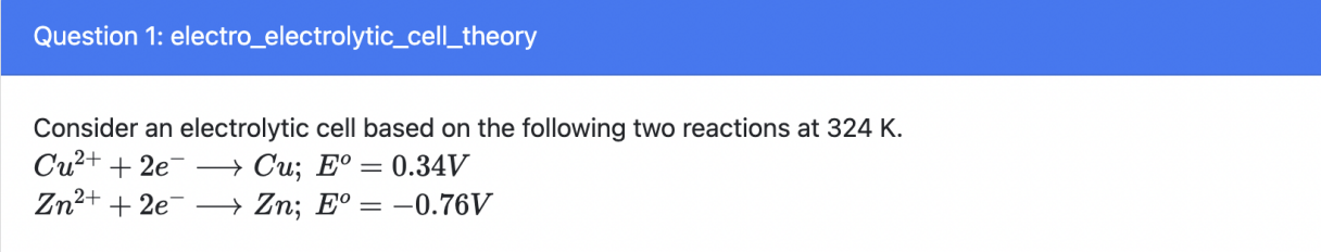 <p>The reaction will spontaneously form Cu2+ ions during the reaction</p>