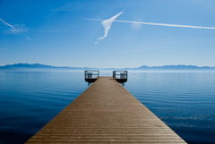 <p>El lago</p>