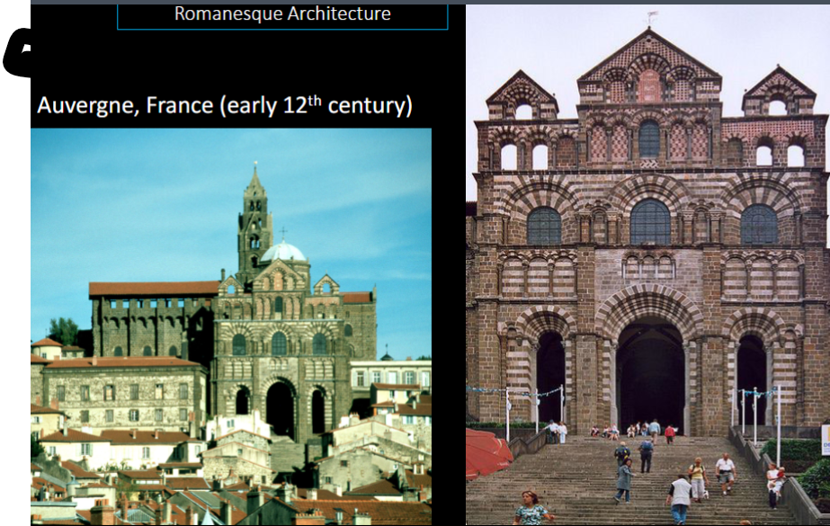 <p>Auvergne, France (early 12th century), Romanesque Architecture</p>
