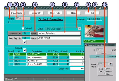 <p>2 - Standard input fields where users type or modify text strings.</p>