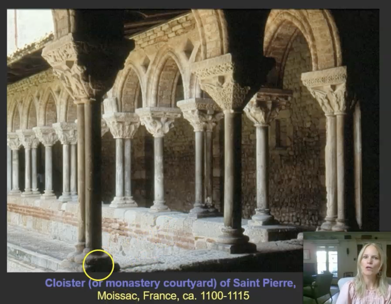 <p>Cloister (Monastery Courtyard), read the pic</p>