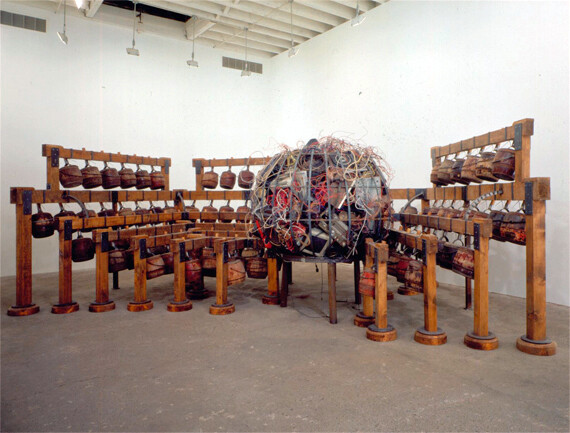 <p>Chen Zhen, <em>Daily Incantations, </em>1996</p>
