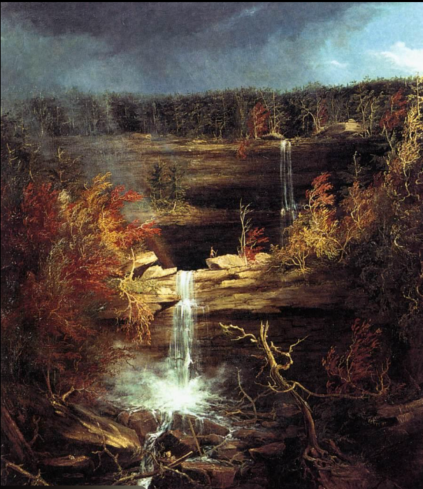 <p>Thomas Cole, <em>Kaaterskill Falls</em> (1826)</p>